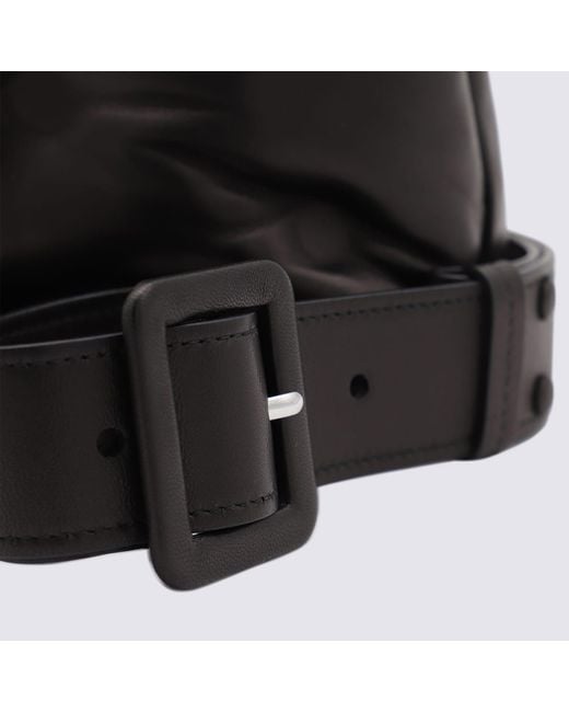 Maison Margiela Black Leather Glam Slam Crossbody Bag