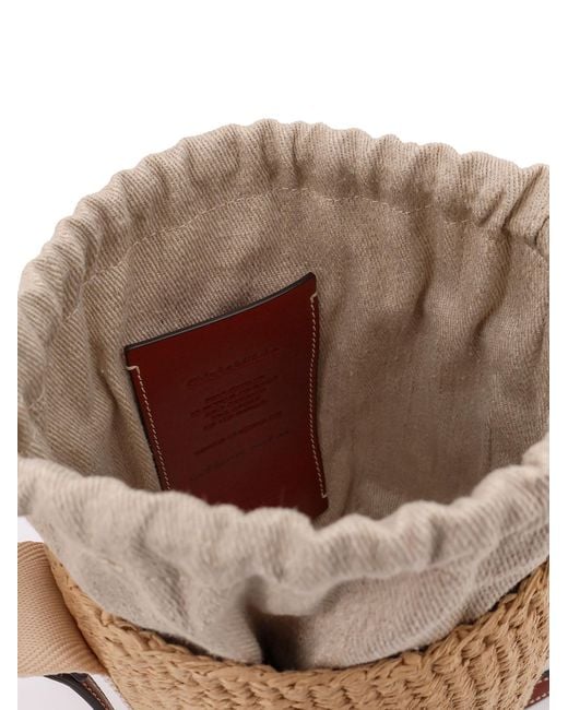 Chloé Natural Woody Raffia Bucket Bag