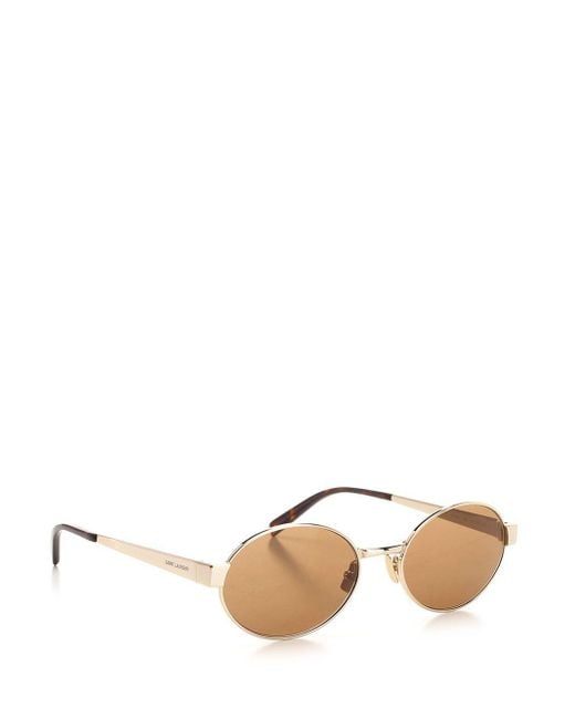 Saint Laurent Natural Sl 692 Round Frame Sunglasses