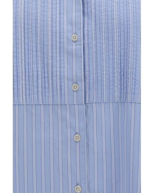 SOSUE Blue Antonia Voile Shirt Cotton