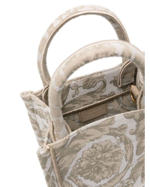 Versace Natural Athena Barocco Mini Top Handle Bag for men