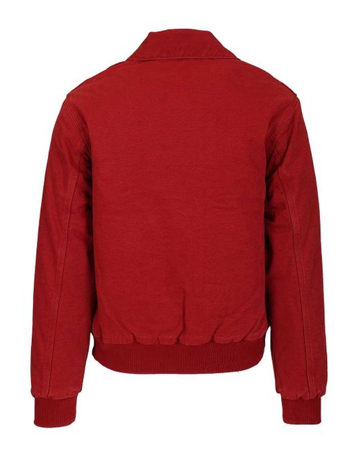 Carhartt 'Stanton' Jacket in Red for Men | Lyst UK