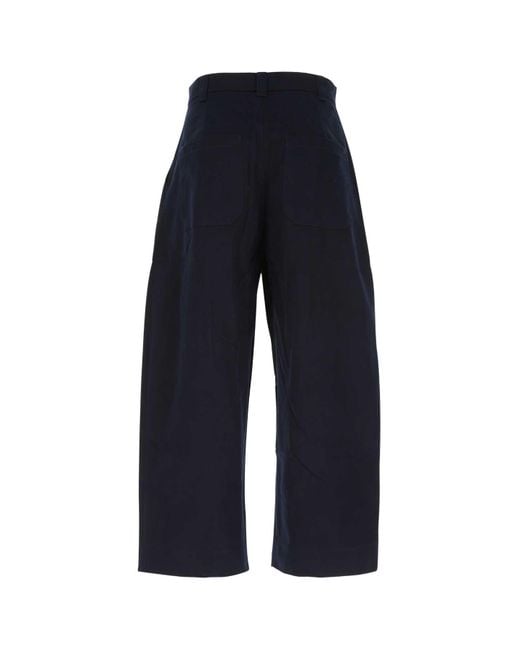 Studio Nicholson Blue Cotton Sorte Pant for men
