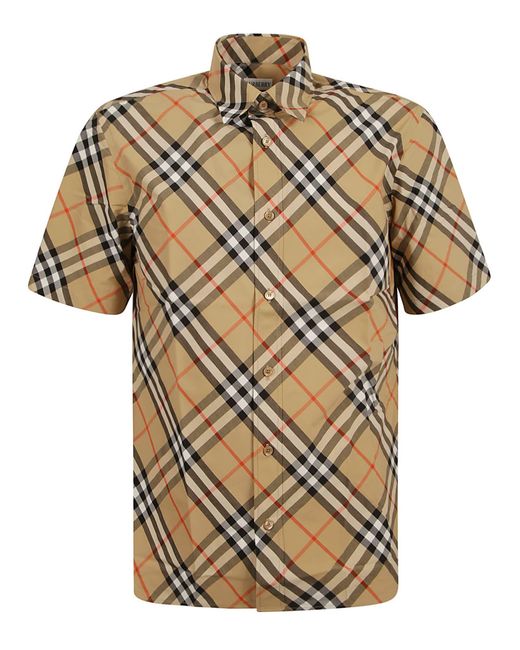 Burberry Multicolor Check Casual Shirt for men