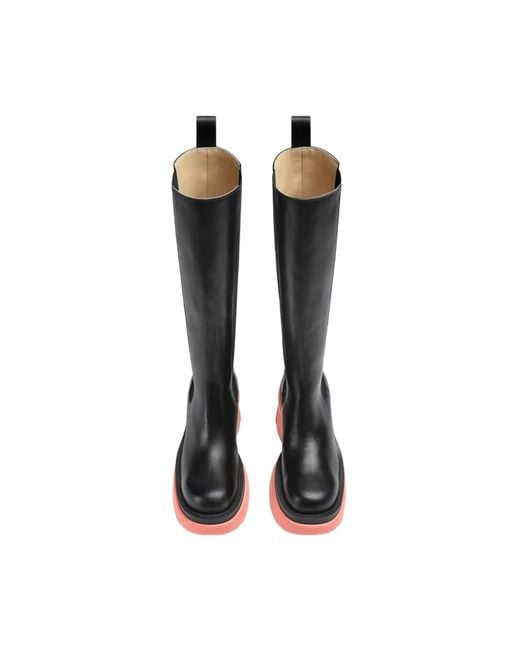 Bottega Veneta Black Flash Knee-High Boots