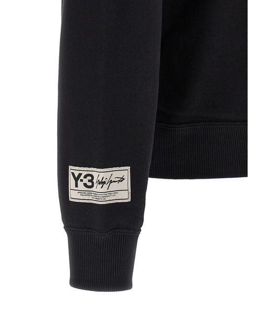 Y-3 Blue Cotton Sweatshirt Clothing for men