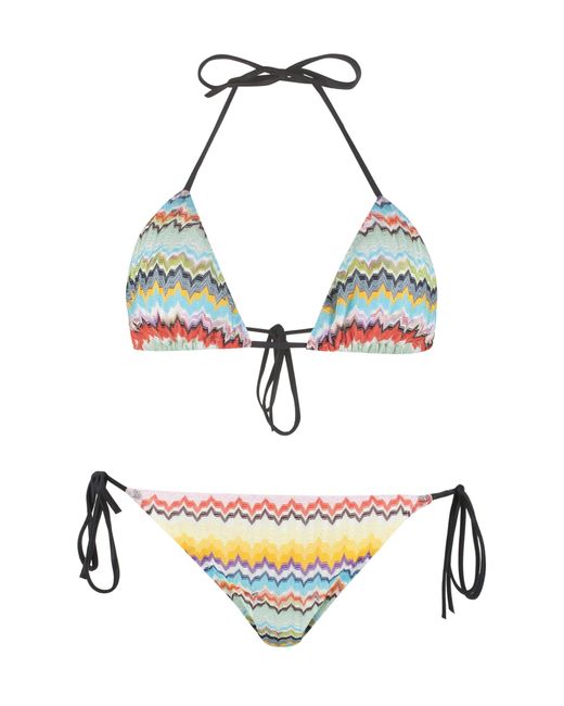 Missoni Triangle Bra Bikini | Lyst