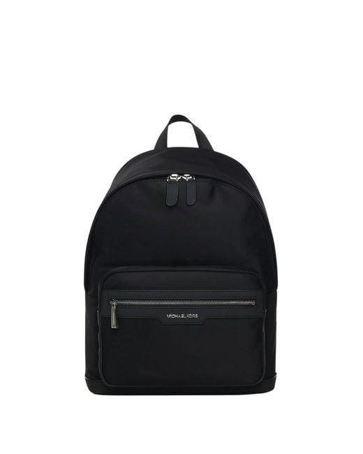 Michael Kors Black Backpack With Logo Malone for men