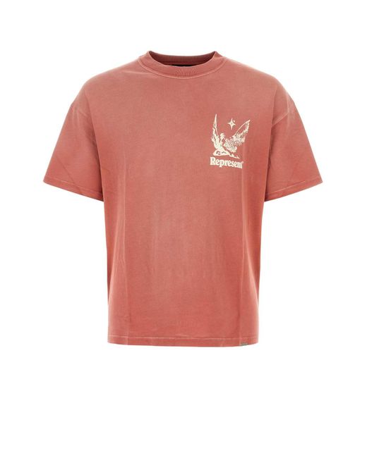 Represent Pink T-Shirt for men