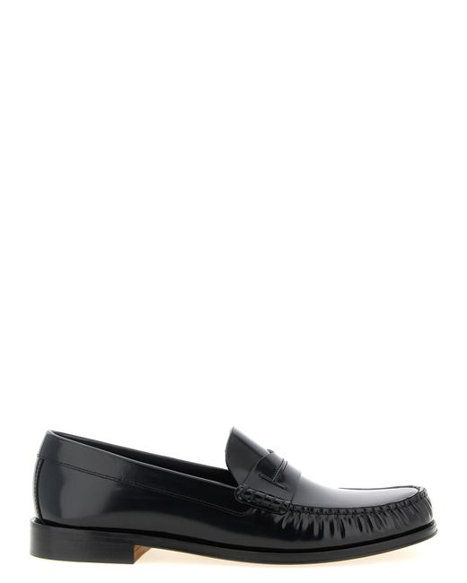 Tom Ford Black Shiny Leather Loafers for men