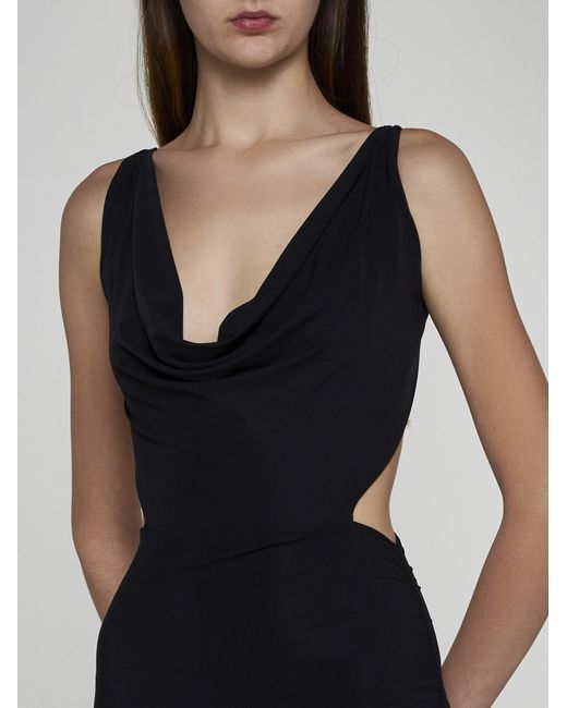 Amazuìn Black Ester Mini Dress