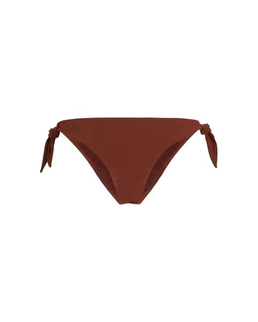 Brunello Cucinelli Brown Swimsuit Bottom Polyamide; Elastane Swimwear