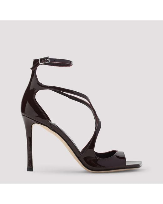 Jimmy Choo Black Azia 95 Sandals