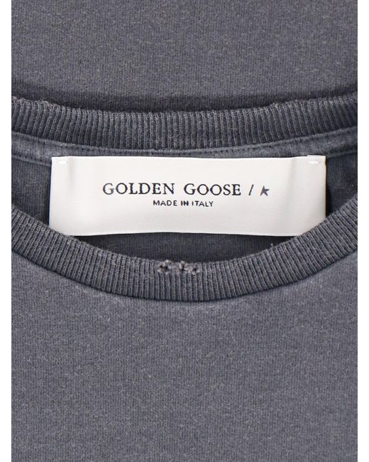 Golden Goose Deluxe Brand Gray Logo T-shirt