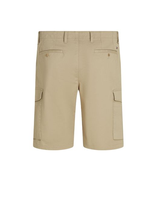 Tommy Hilfiger Natural Khaki Bermuda Shorts With Pockets for men