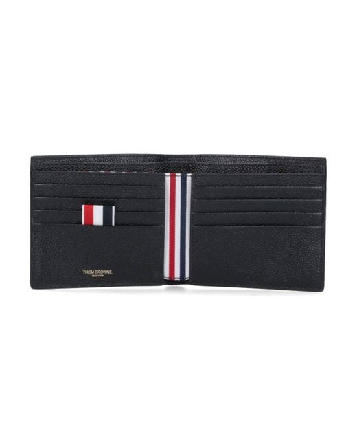 Thom Browne Black Bi-Fold Wallet Goose for men