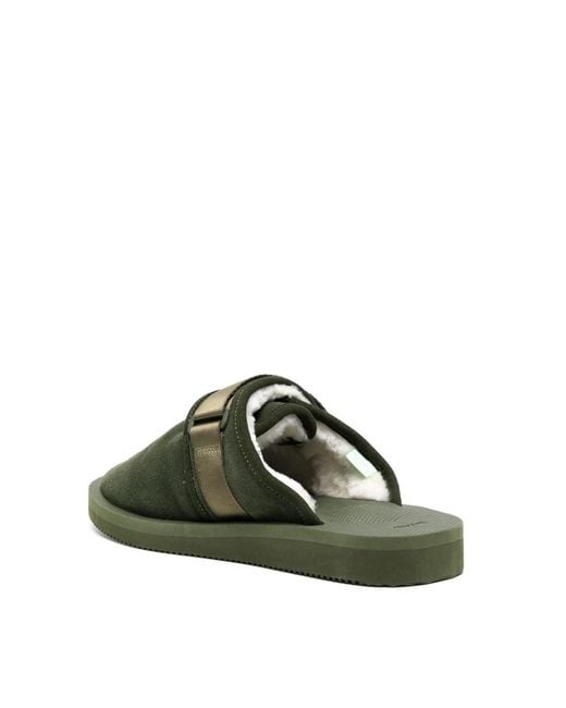Suicoke Green Zavo-Mab Mules Sandals Shoes Loafers for men