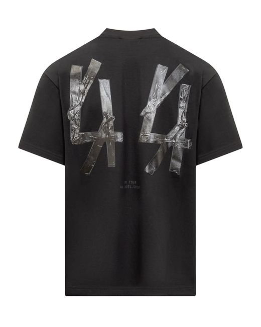 44 Label Group Black Gaffer T-shirt for men
