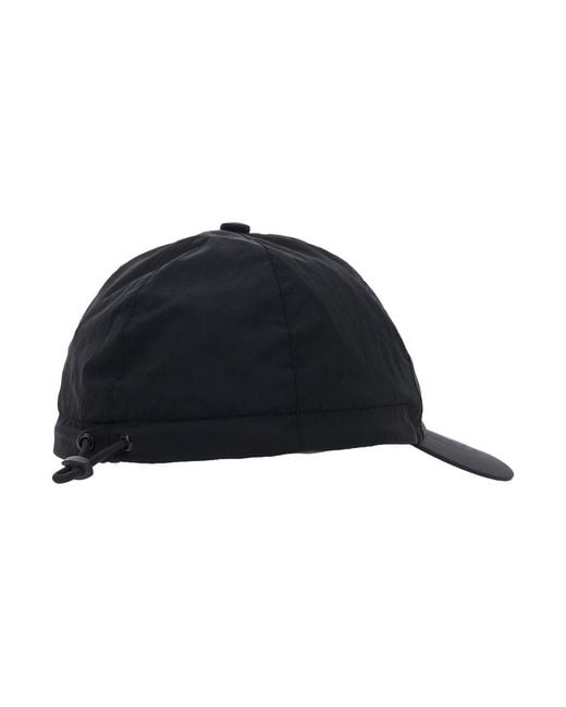 Stone Island Blue Baseball Cap Fabric Polyamide Hat for men