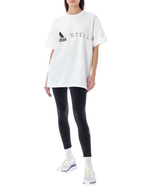 Adidas By Stella McCartney White Tshirt Logo