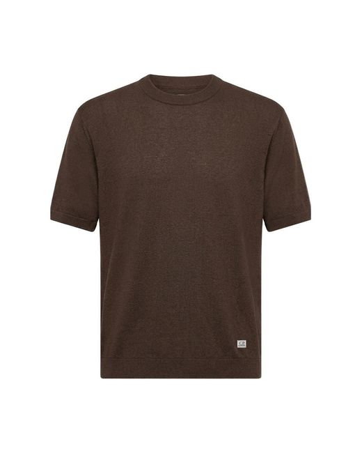 C P Company Brown Sweater Linen for men