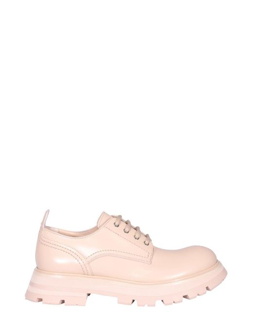 Alexander McQueen Pink Wander Lace-up Shoes