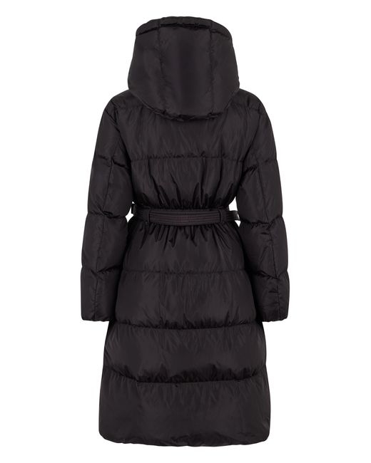 Moncler Black Long Down Jacket Polyamide Puffer