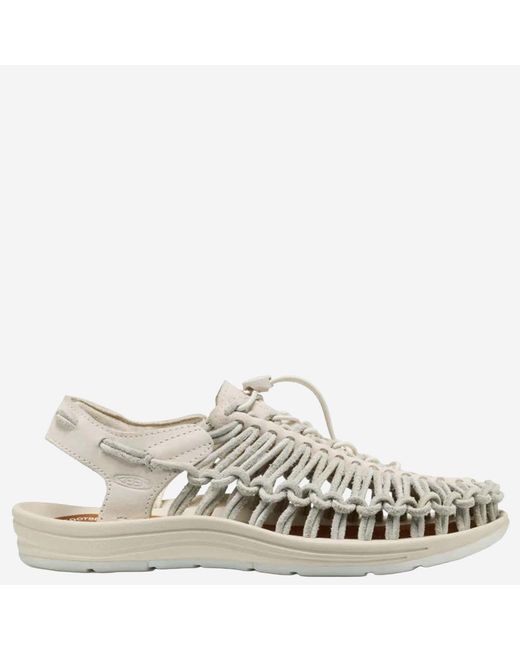 Keen White Leather Sandals Uneek