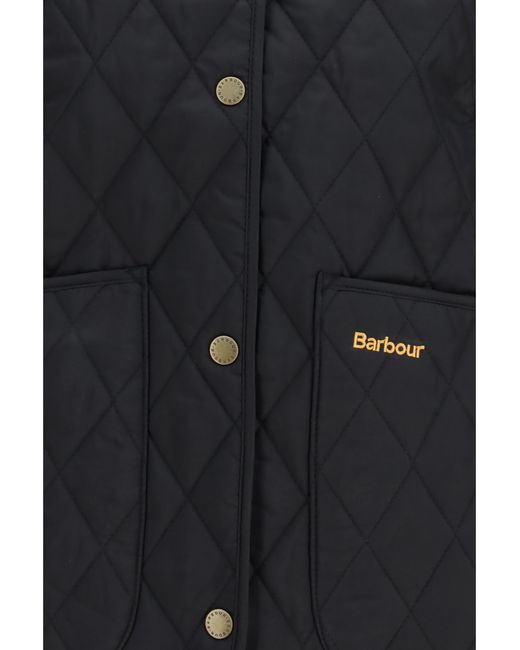 Barbour Black Annandale Quilted Jacket Polyamide