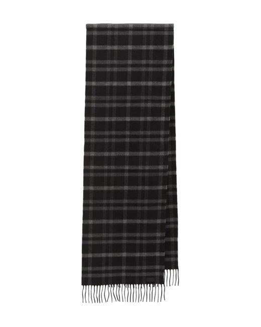 Saint Laurent Black Scarfs Silk Cashmere for men
