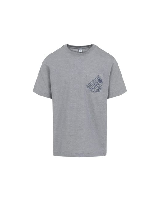 Berluti Gray Cotton T-Shirt for men