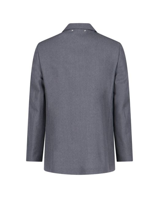 Golden Goose Deluxe Brand Gray Jackets Main Fabric: Virgin Wool for men