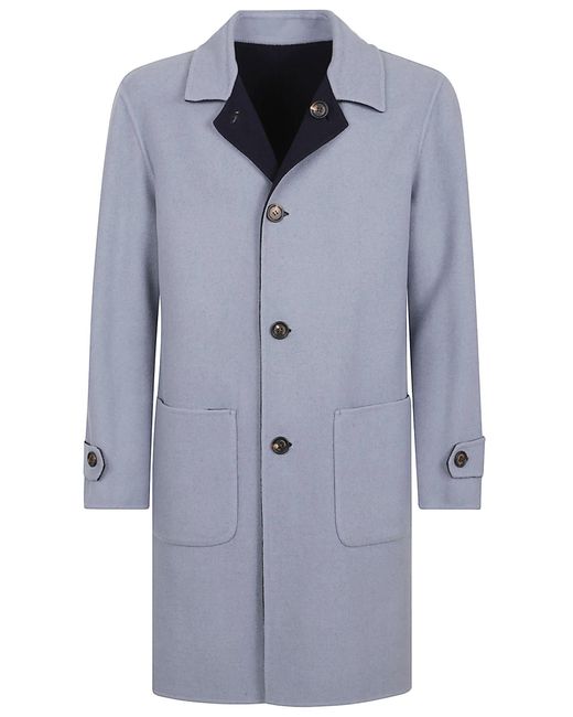 Eleventy Blue Reversible Single for men