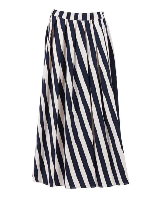 Weekend by Maxmara Blue Skirt
