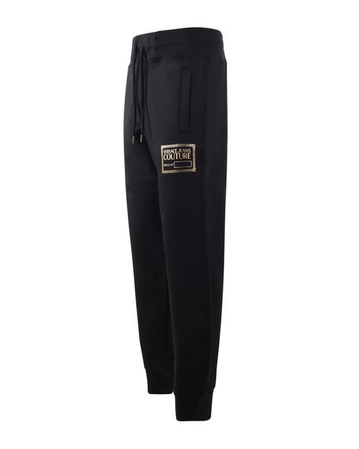 Versace Black Couture jogging Trousers for men