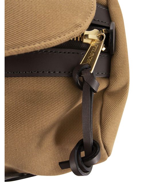 Filson Duffle Small Duffle Bag With Leather Trim in Brown for Men Lyst