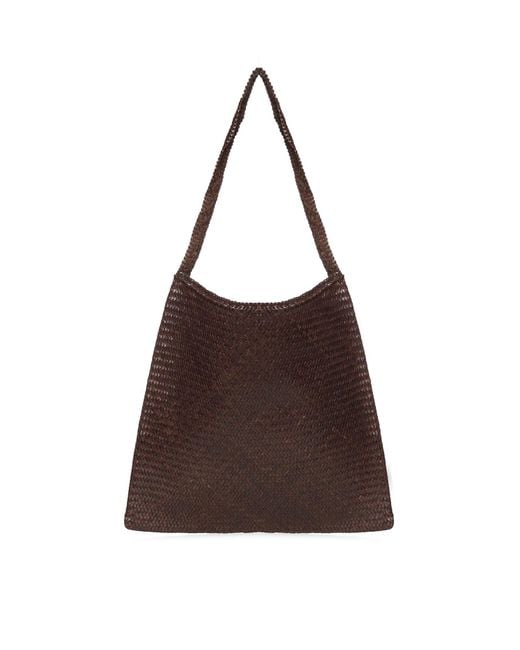 Dragon Diffusion Brown Ars Leather Tote Bag