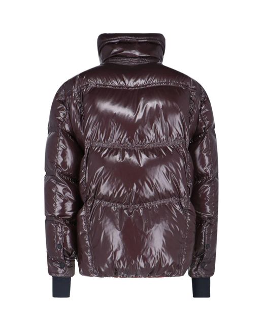 Moncler Purple High Neck Down Jacket for men