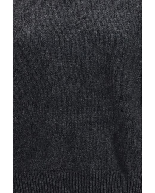 Loulou de Saison Blue Breha Wool Cashmere Blend Sweater