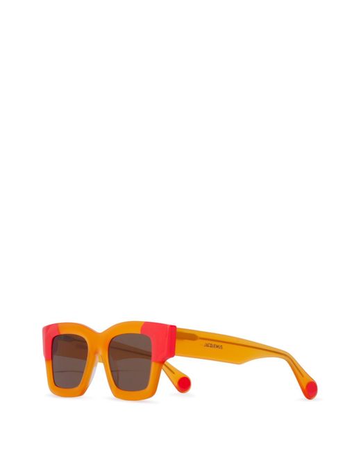 Jacquemus Orange Occhiali Da Sole