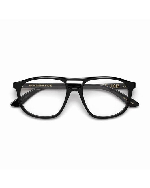 Retrosuperfuture Black Numero 127 Acetato Optical Frames