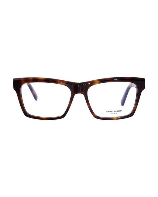 Saint Laurent Brown Sl M104 Celluloid Occhiali Vista