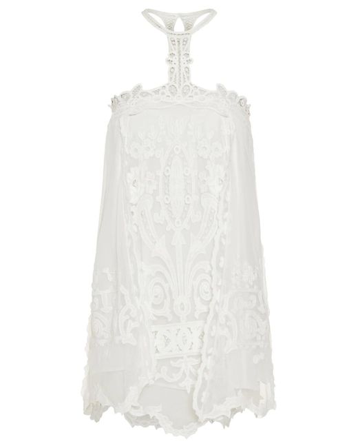Isabel Marant White Sheer Short Dress