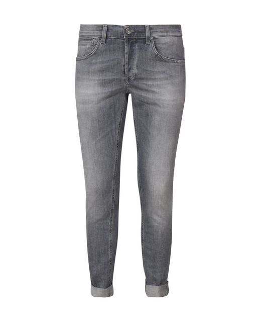 Dondup Gray George Skinny Jeans for men