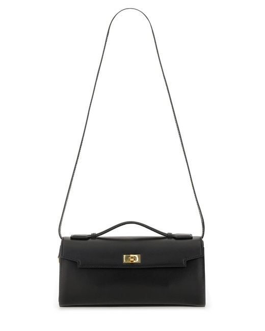 Anya Hindmarch Black Clutch "Mortimer"