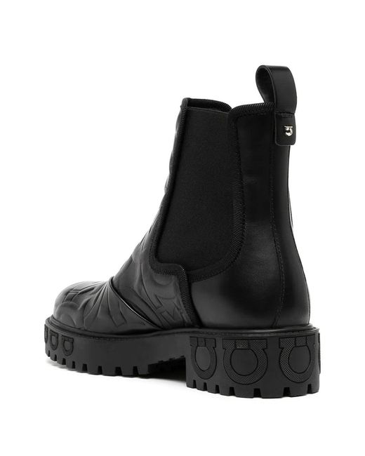 Ferragamo Black Ferragamo Varsi Ankle Boots