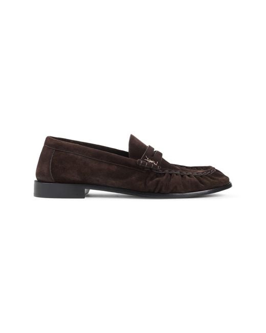 Saint Laurent Brown Le Loafers for men