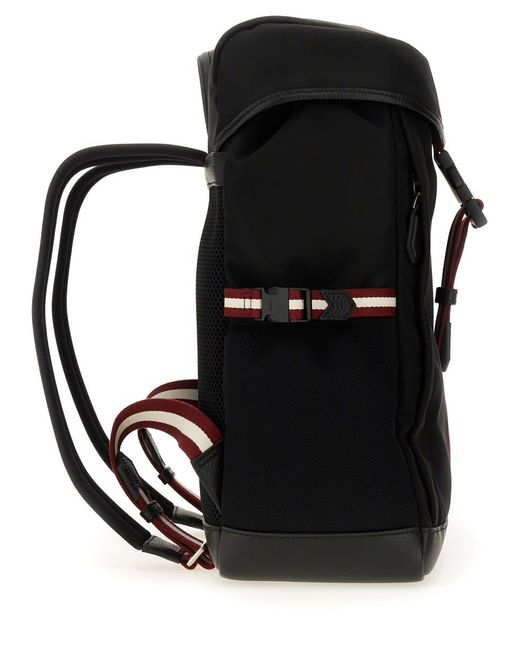 Bally Black Sport Backpack for men
