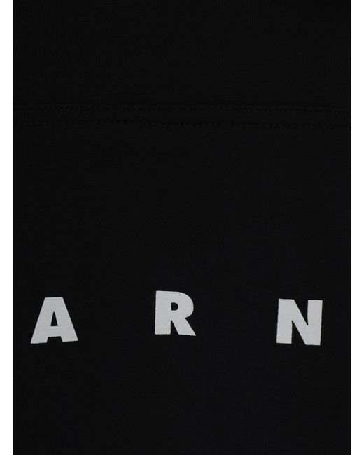 Marni Black Hoodie Cotton Hoods & Sweatshirts for men