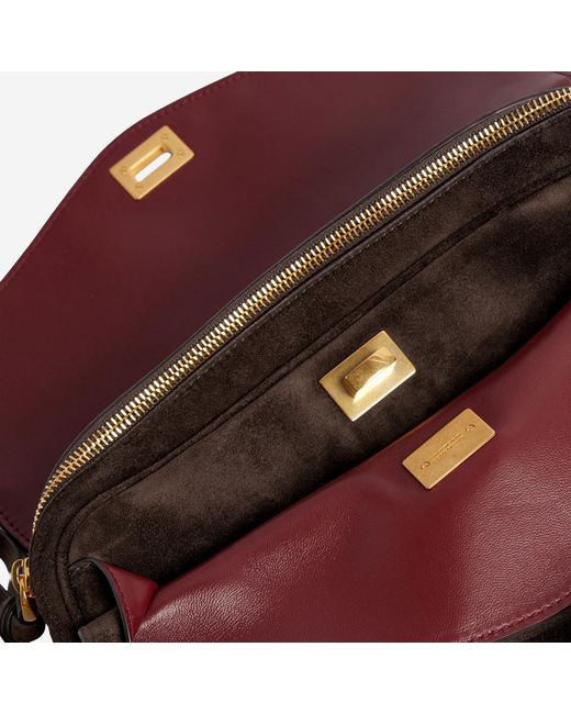 Balenciaga Brown Shoulder Bag Suede